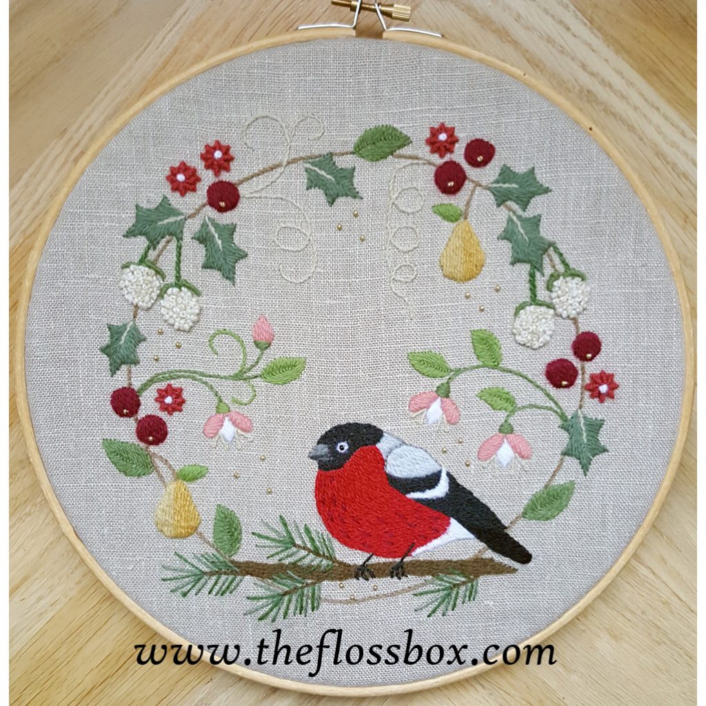 Fox in the Flowers Crewel Kit - The Floss Box