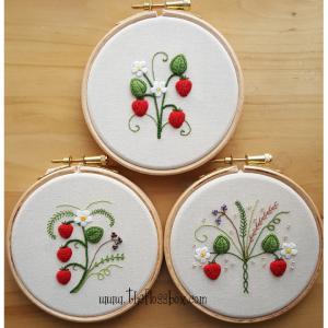 Strawberries Stumpwork Collection